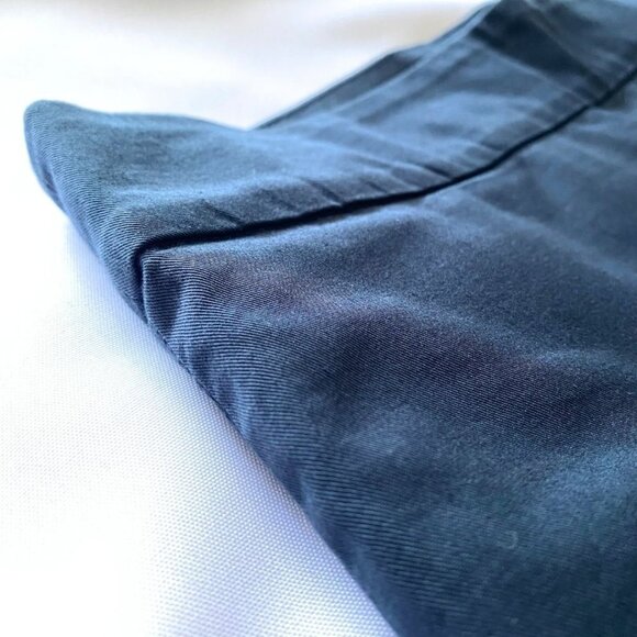 MELOW BY MELISSA BOLDUC NAVY HIGH RISE BUBBLE HIGH LOW MIDI SKIRT - 6 - Picture 7 of 9